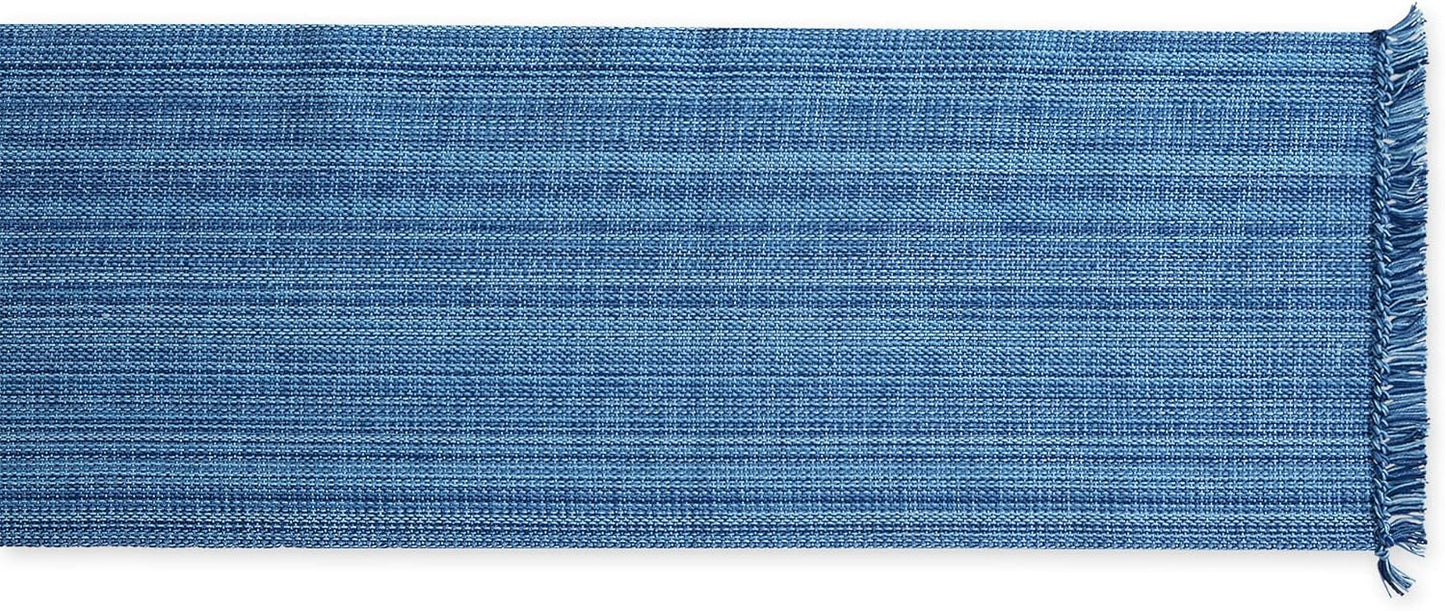 Table runner, 13x72, nautical blue table runner: add a touch of the ocean to your table